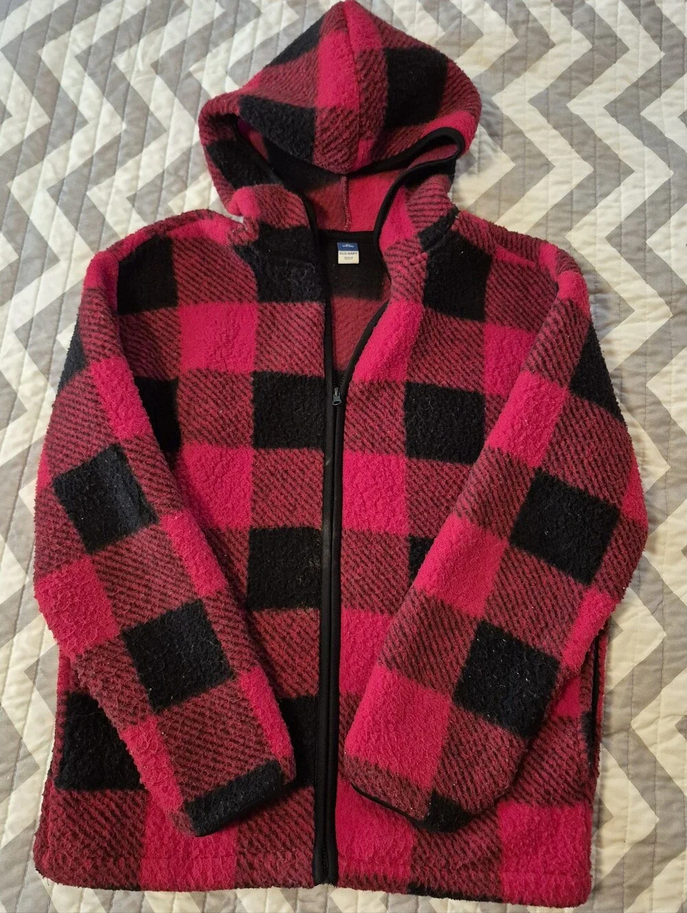 🌿5/$25 Old Navy Boys XL 14-16 Sherpa Fleece Zip Up Jacket